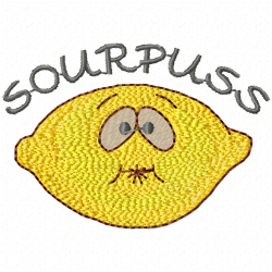 Lemons Embroidery Design 5